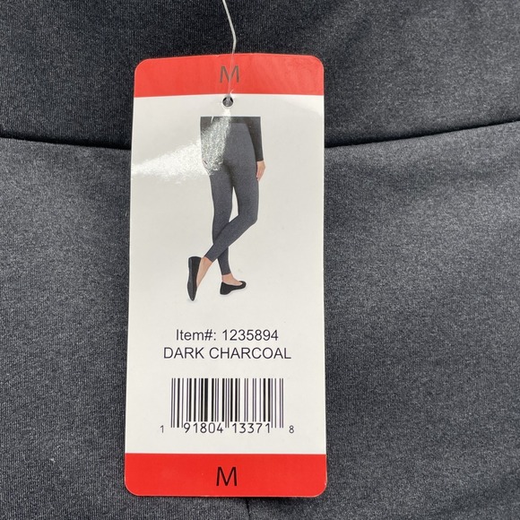 Matty M Leggings Womens Medium Gray Stretch Pants USA Made Casual  Sportswear - Picture 3 of 12